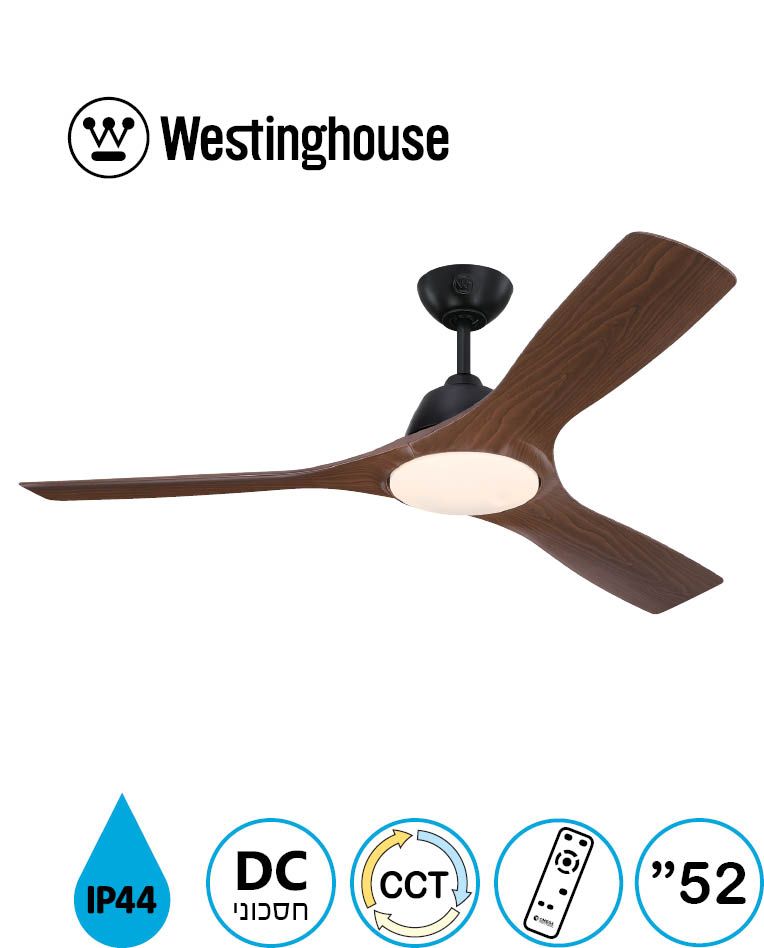 ������� ���� 52" Westinghouse ���������� Jessica ����� - ��� - ����� LED 28W - ��� ���� ������ �� ������