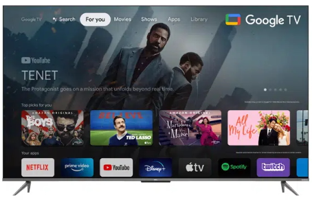 �������� ���� 55" TCL QLED 4K ��.��.�� 75P635
