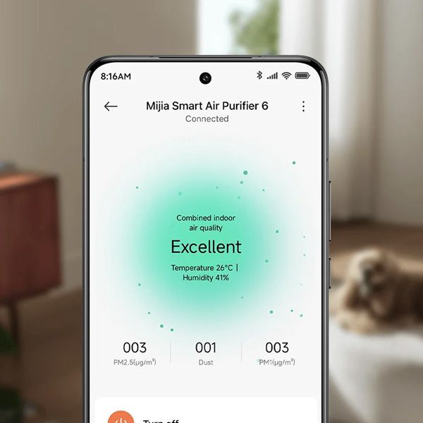 ����� ����� / ���� ���� Xiaomi ������  Mijia Smart Air Purifier 6 �� UV �-WiFi ������ 81248