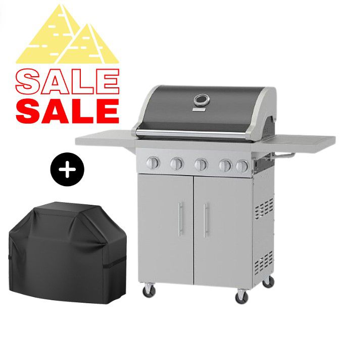 גריל גז 4 להבות + כירת צד סאוטר sauter דגם BBQ5000 גריל גז 4 להבות + כירת צד סאוטר sauter דגם BBQ5000