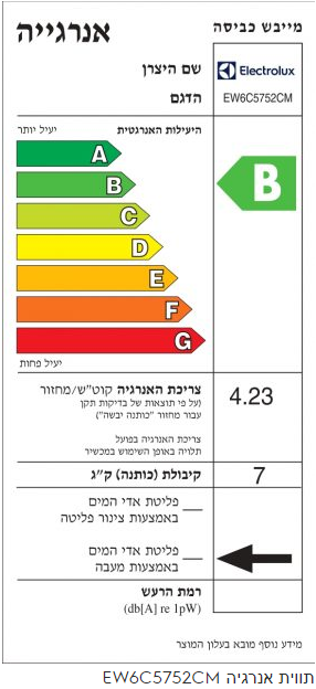 ����� ����� �7 ��"� Electrolux ���������� EW6C5752CM