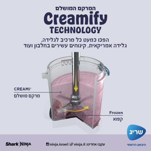 ����� ����� �������� Ninja �����  CREAMi Spoon & Spin - NC701