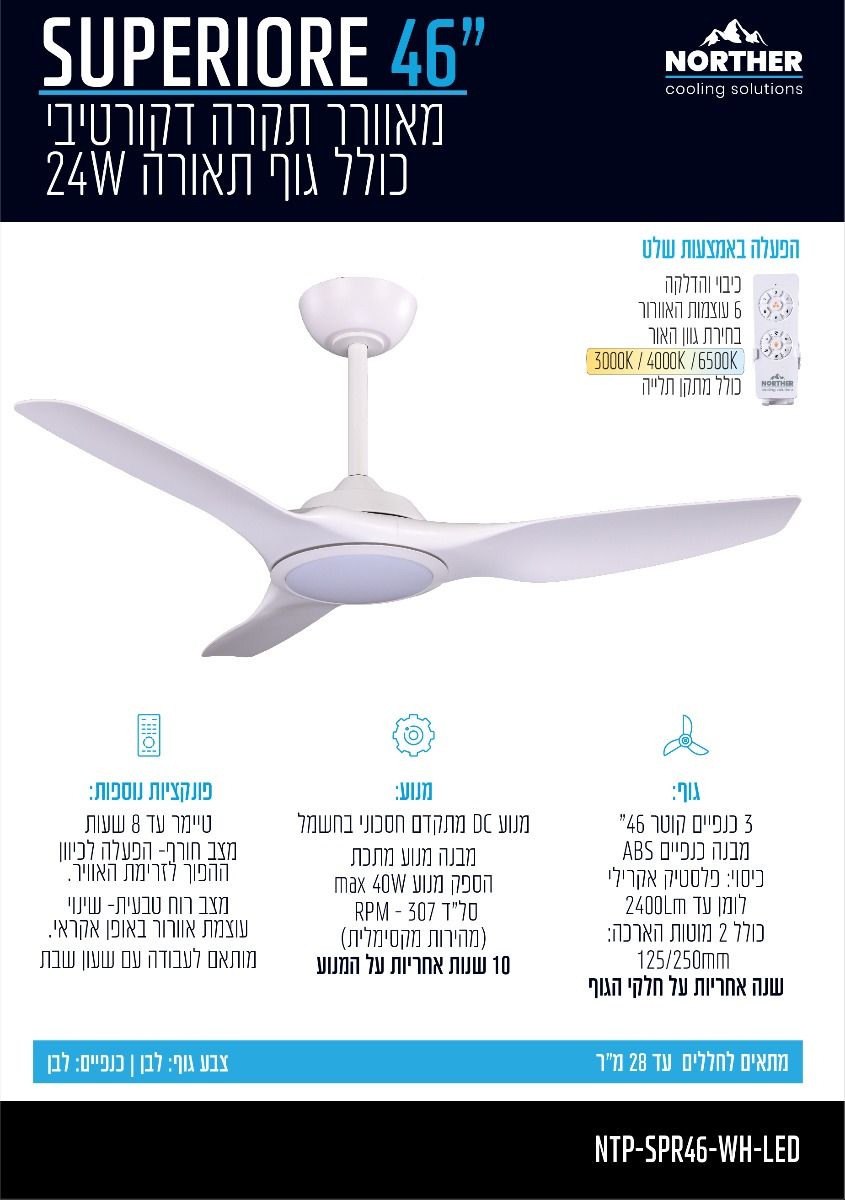 ������ ���� 46" ����� NORTHER �� 24W ������� Superiore
