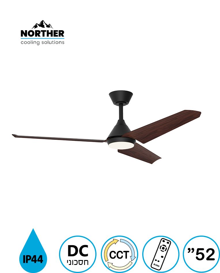  ������ ���� 52" ���� + ������ �� NORTHER ����� ������� IP44   + ��� ������ ��  24W ����� ��� ������ ���  TANGO