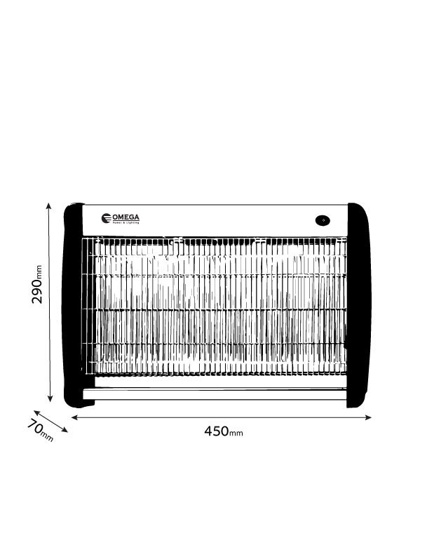 ���� ������ OMEGA Ultra 40 LED UV ��� IK291-40LED