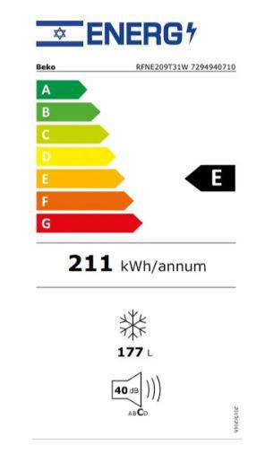 ����� 5 ������ BEKO ���� RFNE209T31W