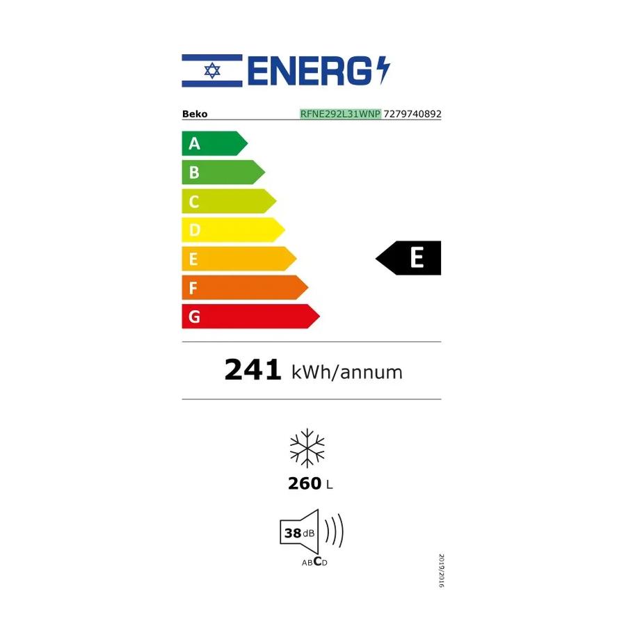 ����� 7 ������ Beko ��� RFNE292L31WNP - ����