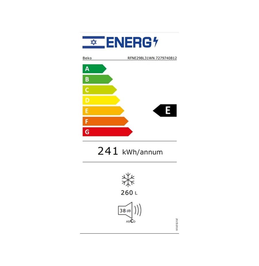 ����� 7 ������ Beko ��� RFNE298L31WN