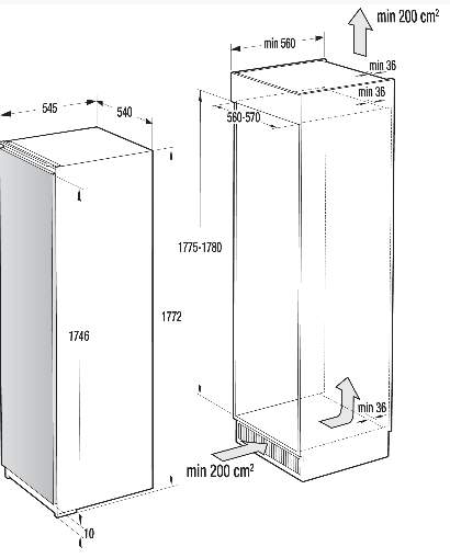 ���� ���� �����  Gorenje �������� RI2181A1