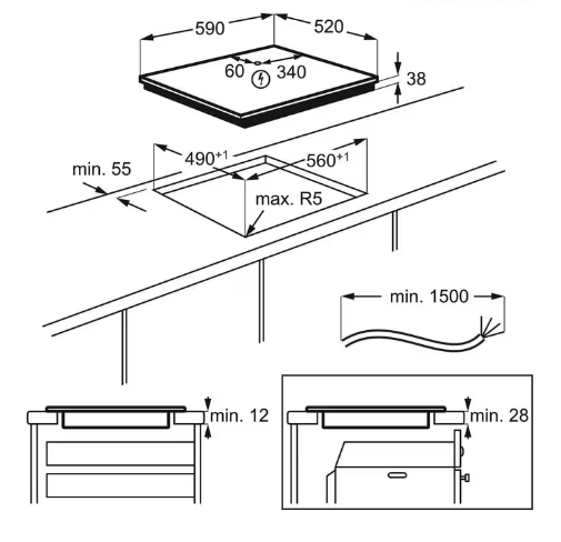 ������ ������ ����� ZANUSSI ��� ZHRN641K